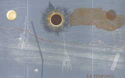 Ein Farbholzschnitt von Akos Novaky