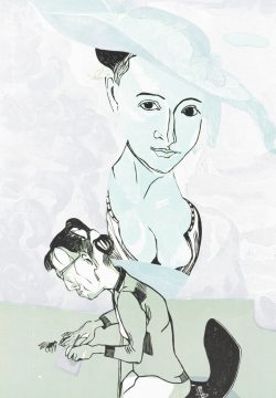 ein Farbholzschnitt von Andrea Lange