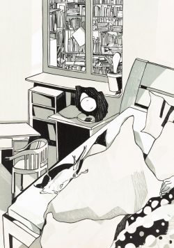 ein Farbholzschnitt von Andrea Lange