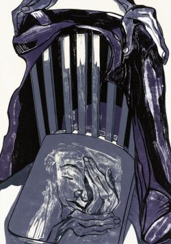 ein Farblinolschnitt von Andrea Lange