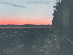 ein Farbholzschnitt von Christine Ebersbach