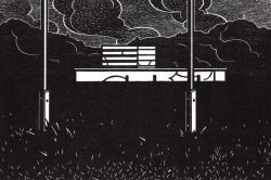 ein Holzschnitt von Franca Bartholomäi