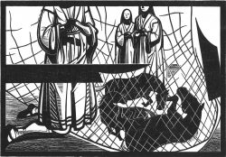 ein Holzschnitt von Franca Bartholomäi