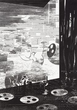 ein Holzschnitt von Franca Bartholomäi