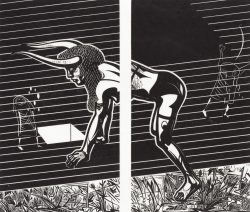 ein Holzschnitt von Franca Bartholomäi