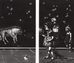 ein Holzschnitt von Franca Bartholomäi