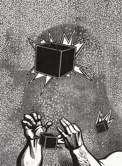 ein Holzschnitt von Franca Bartholomäi