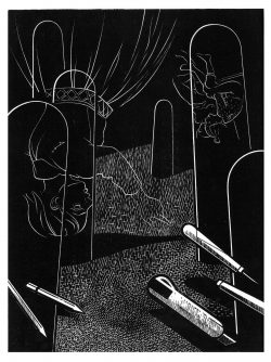 ein Holzschnitt von Franca Bartholomäi