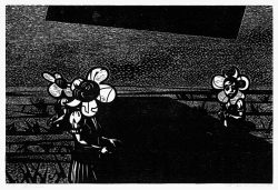 ein Holzschnitt von Franca Bartholomäi