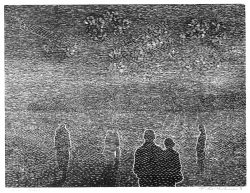 ein Holzschnitt von Franca Bartholomäi