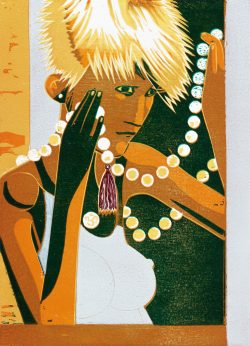 ein Farbholzschnitt von Frank Eißner