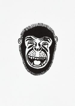 Holzschnitt von Frank Wahle