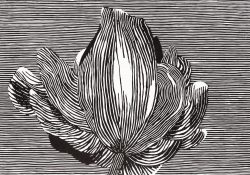 Ein Holzschnitt von Frank Wahle