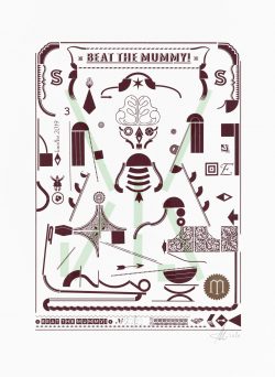 eine Typografik von Hans Bote