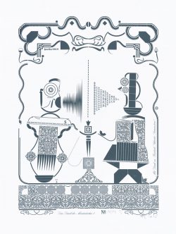 eine Typografik von Hans Bote