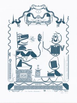 eine Typografik von Hans Bote