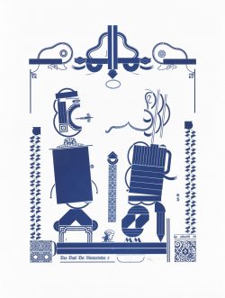 eine Typografik von Hans Bote