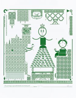 eine Typografik von Hans Bote