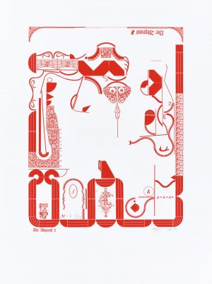 eine Typografik von Hans Bote