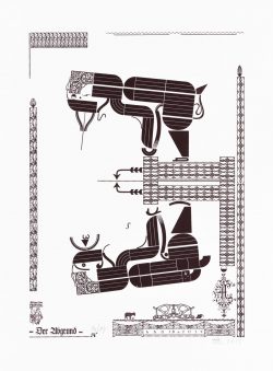 eine Typografik von Hans Bote