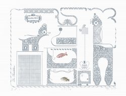 eine Typografik von Hans Bote