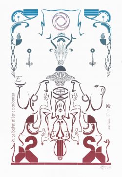 eine Typografik von Hans Bote