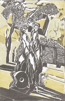 ein Farbholzschnitt von Stefan Knechtel