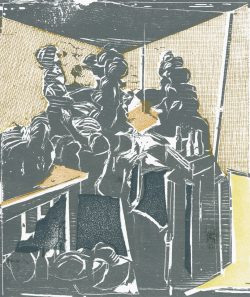 ein Farbholzschnitt von Stefan Knechtel