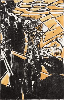 ein Farbholzschnitt von Stefan Knechtel