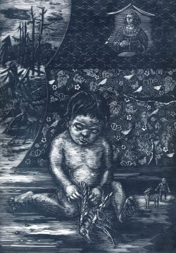 ein Holzschnitt von Susann Hoch