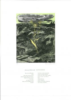 ein Acrylstich / Holzschnitt von Bettina Haller