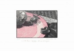 ein Acrylstich / Holzschnitt von Bettina Haller