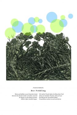 ein Acrylstich / Holzschnitt von Bettina Haller