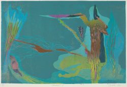 ein Farblinolschnitt von Gabriele Sperlich