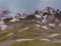 ein Farbholzschnitt von Stephanie Marx