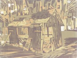 ein Farbholzschnitt von Stephanie Marx