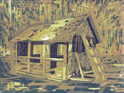 ein Farbholzschnitt von Stephanie Marx