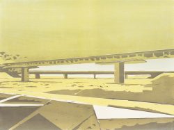 ein Farbholzschnitt von Stephanie Marx