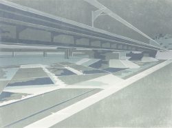 ein Farbholzschnitt von Stephanie Marx