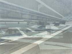 ein Farbholzschnitt von Stephanie Marx