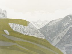 ein Farbholzschnitt von Stephanie Marx