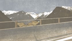 ein Farbholzschnitt von Christine Ebersbach