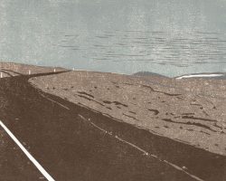 ein Farbholzschnitt von Christine Ebersbach