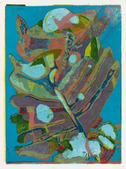 ein Farblinolschnitt von Gabriele Sperlich