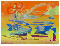 ein Farbholzschnitt von Gabriele Sperlich