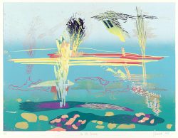 ein Farbholzschnitt von Gabriele Sperlich