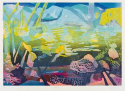 ein Farblinolschnitt von Gabriele Sperlich