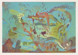 ein Farbholzschnitt von Gabriele Sperlich