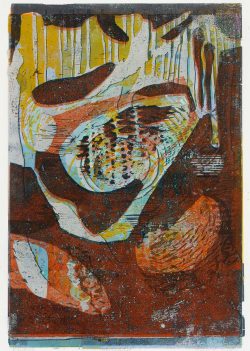 ein Farbholzschnitt von Gabriele Sperlich