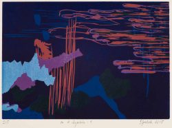 ein Farbholzschnitt von Gabriele Sperlich